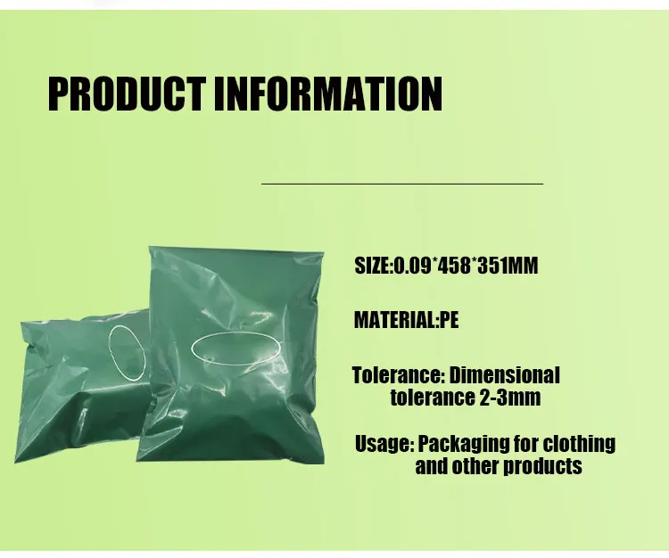 GRS eco friendly  recycled  plastic package custom  clothing packaging clothes bags mailing shock-proof