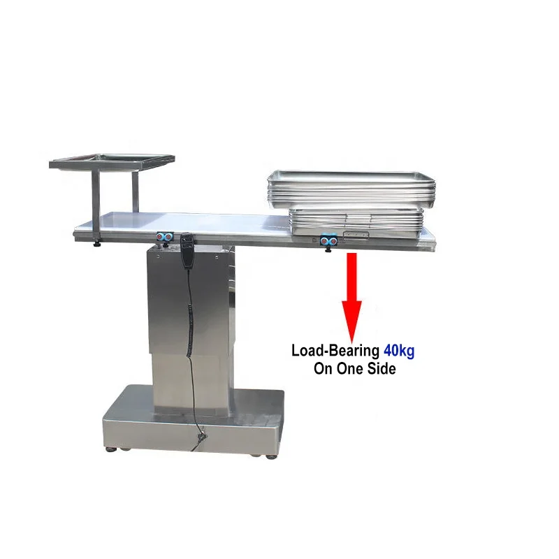Гидравлический ветеринарный хирургический стол из нержавеющей стали 304 офтальмологический операционный с-образной рукояткой