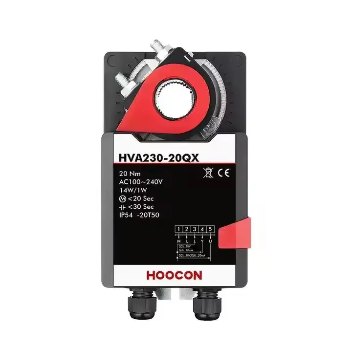 Modulating Control With Two Sets of Auxiliary Switches 20NM Air Damper Actuator