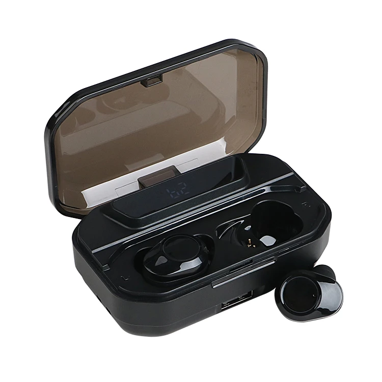 2021 New Arrival Headphones for Apple Wireless Earphones G03 with 6000mAh Battery  and LED Display Charging Case