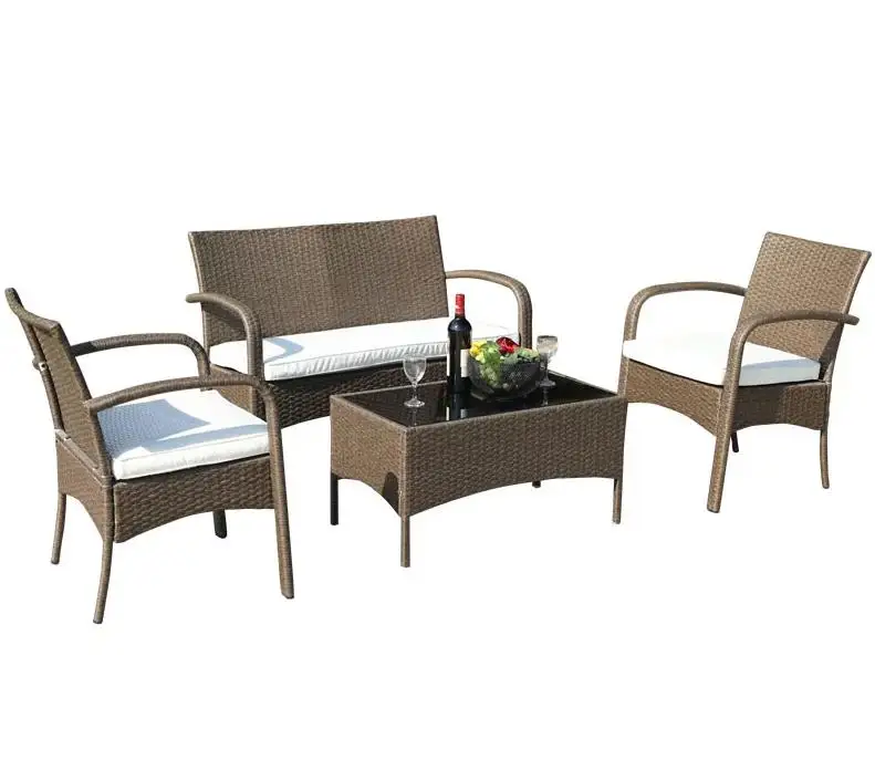 Outdoor furniture  luxury garden rattan furniture synthetic  wicker leisure set