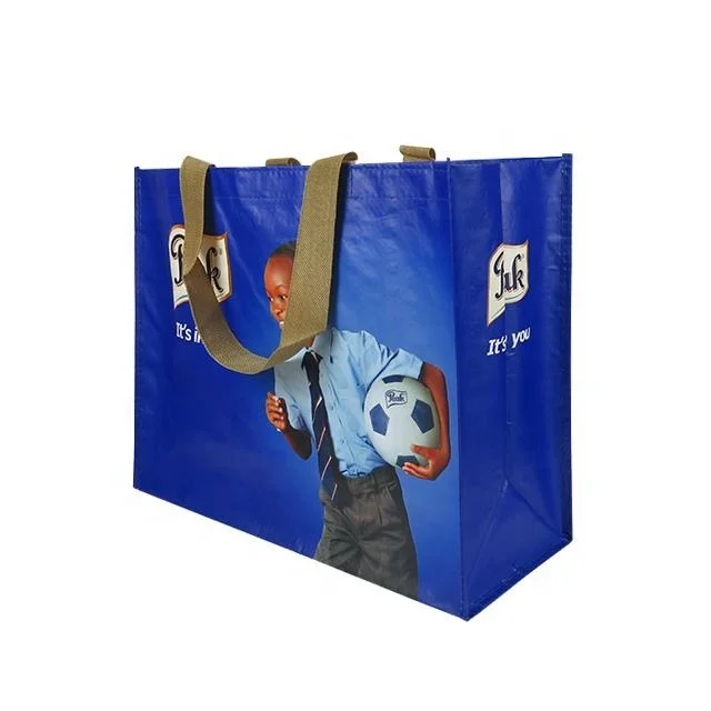 OEM/ODM Custom Advertisement Sport Fair Trade Large Recyclable Large Gift PP Woven Shopping Bag New Design Woven PP Bag
