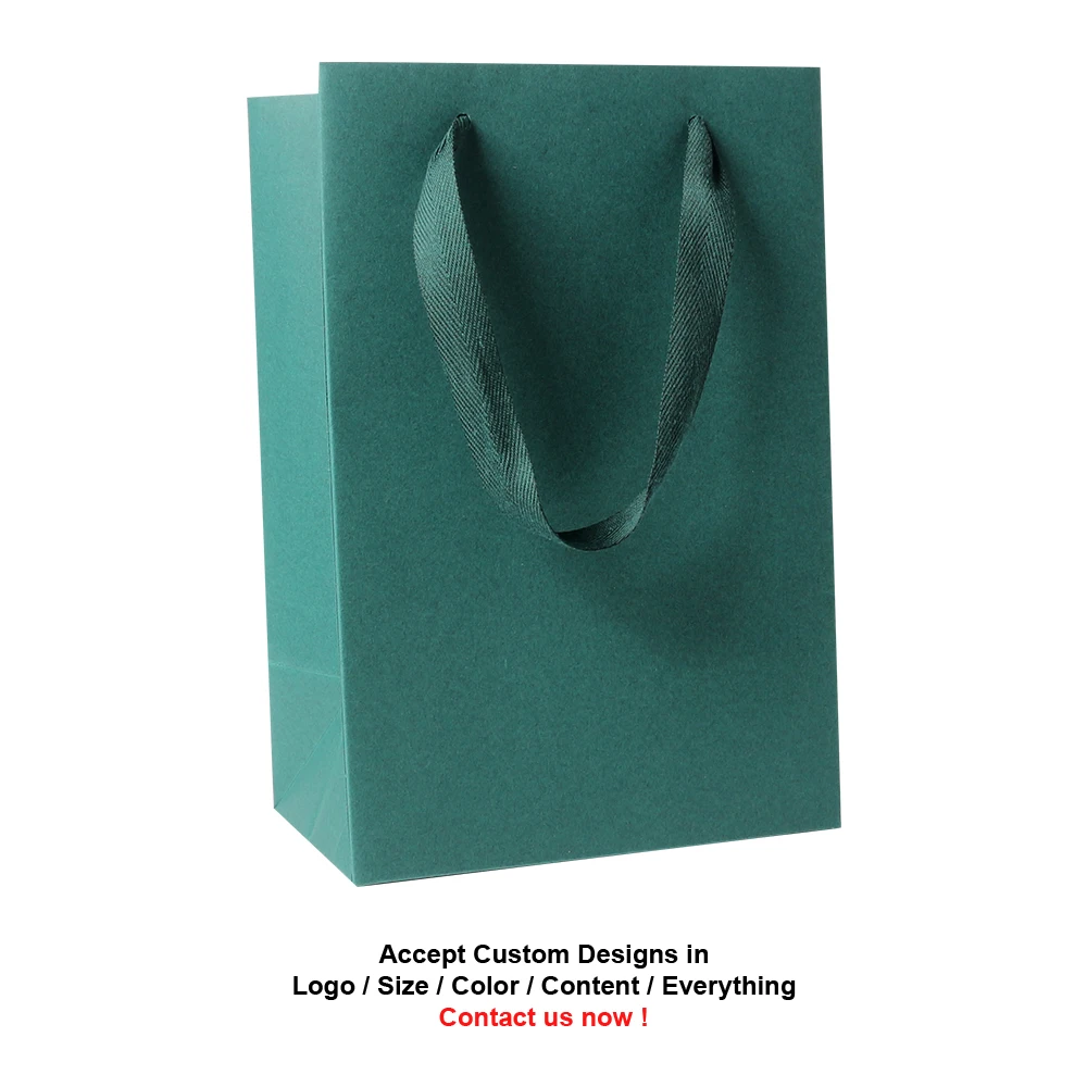 Luxury Recyclable Kraft Paper Shopping Bag Custom Logo Dye Colored Custom Paper Cheap Wholesale Price for Packaging Gift Giving