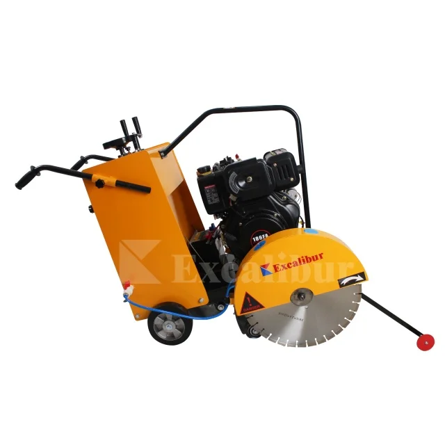 Excalibur High-Efficiency Single Cylinder 4 Stroke Gasoline Engine Concrete Cutter Saw Walk Behind Concrete Cutter