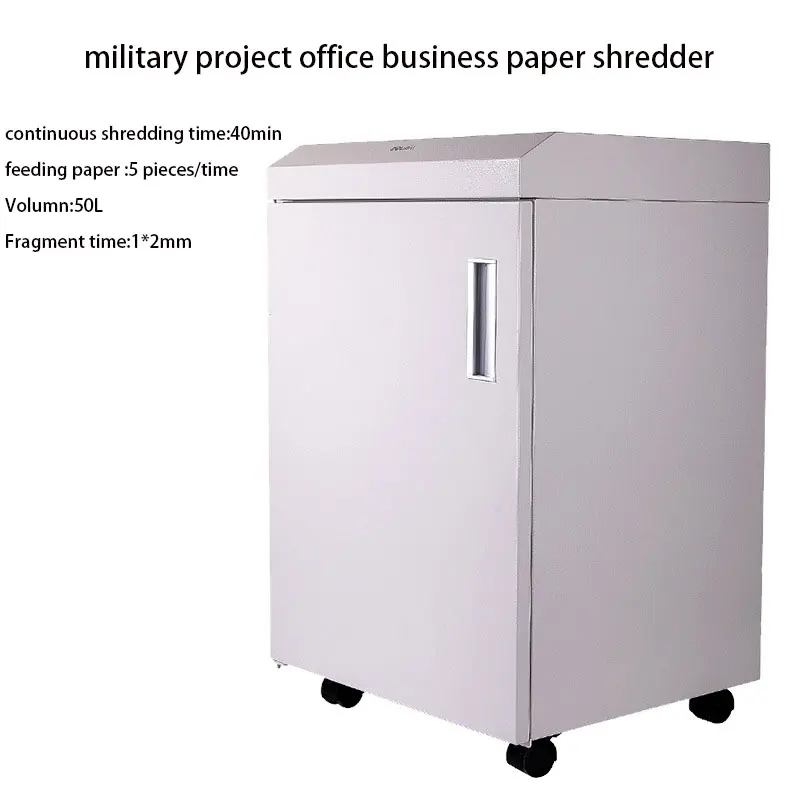 Deli 14409 level 7 high confidentiality 50L military commercial power  paper fragment office large electric paper shredder