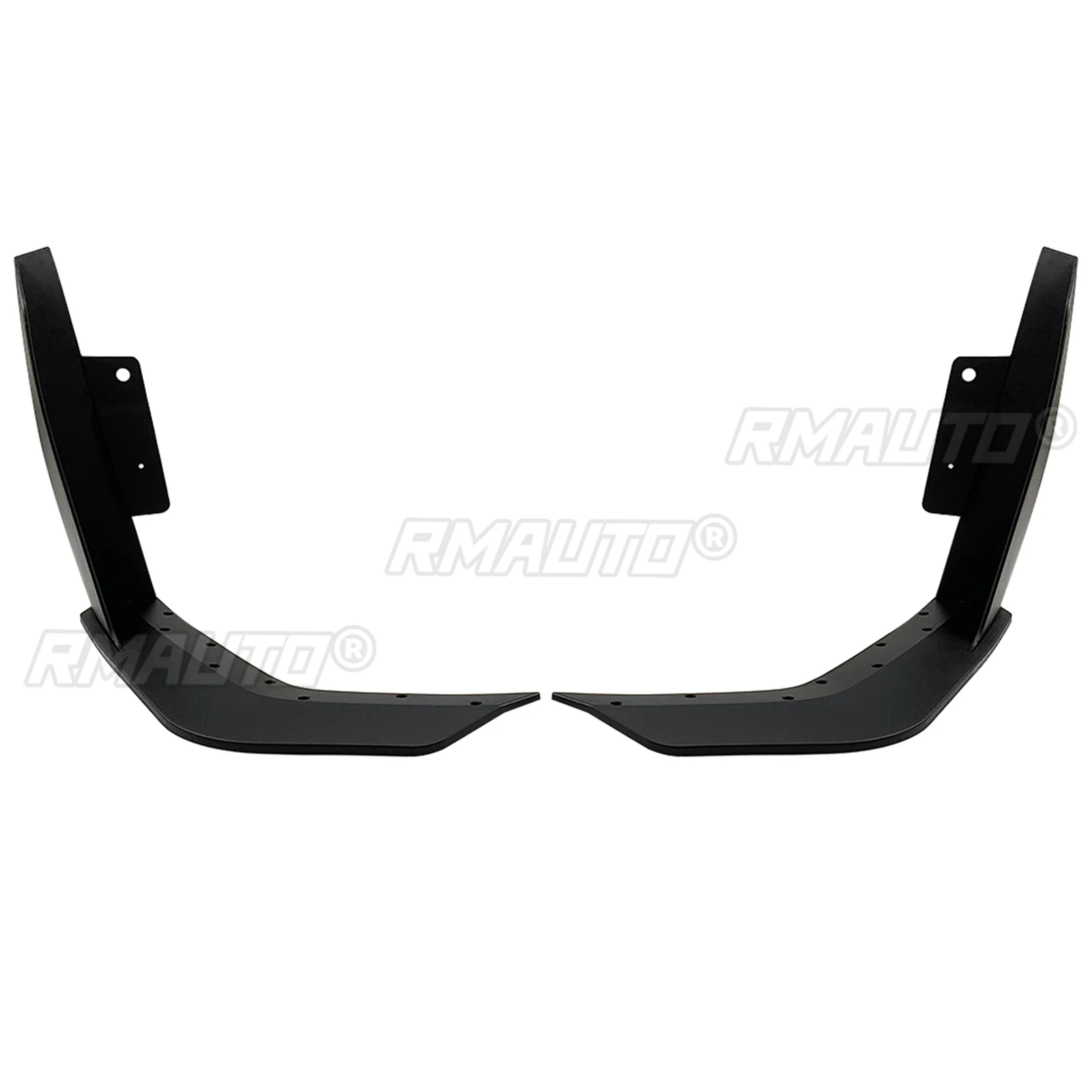 A Pair Car Front Bumper GT500 Style For Ford Mustang 2015-2021 Corner Spoiler Winglet Splitters Fit with MP Concepts Bumper