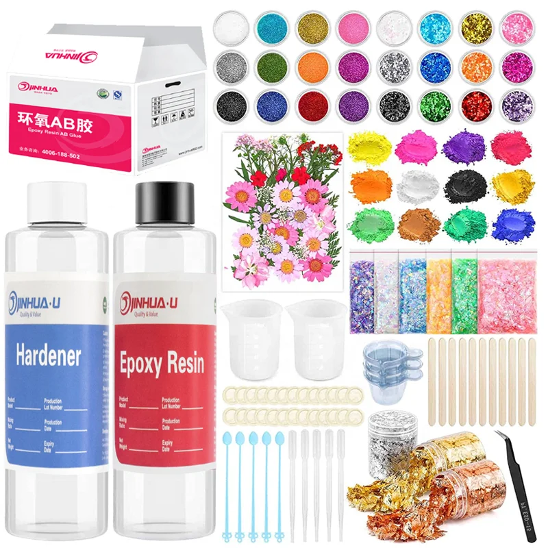 Искусственная Смола ручной работы жидкий клей герметики силиконовая эпоксидная смола набор для строительства начинающих герметиков для упаковки