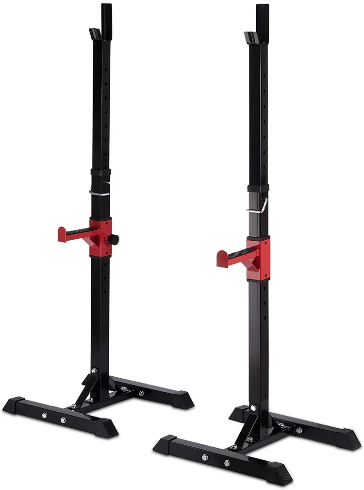 ZYFIT Multi-Function Barbell Rack Dip Bar Stand Adjustable Squat Rack Dipping Station large for home gym fitness equipment