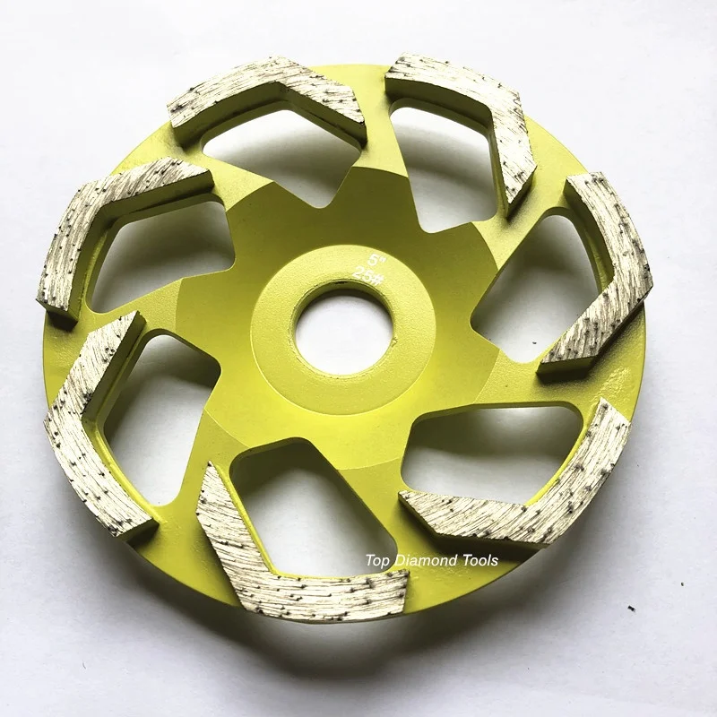 5 Inch Double Row Cup Grinding Wheels for Concrete Floor