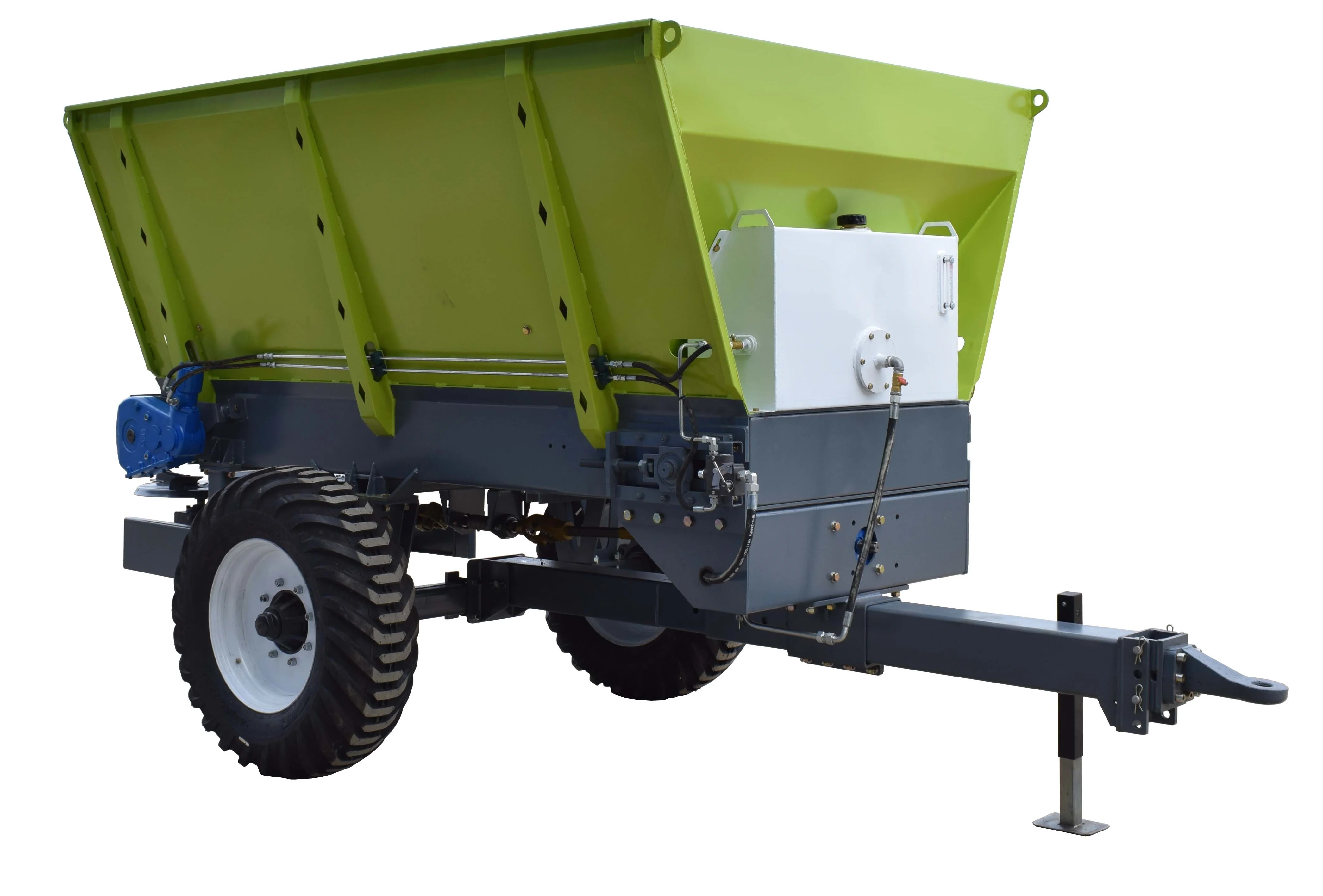 8ton Tractor trailed barnyard manure spreader and distributor