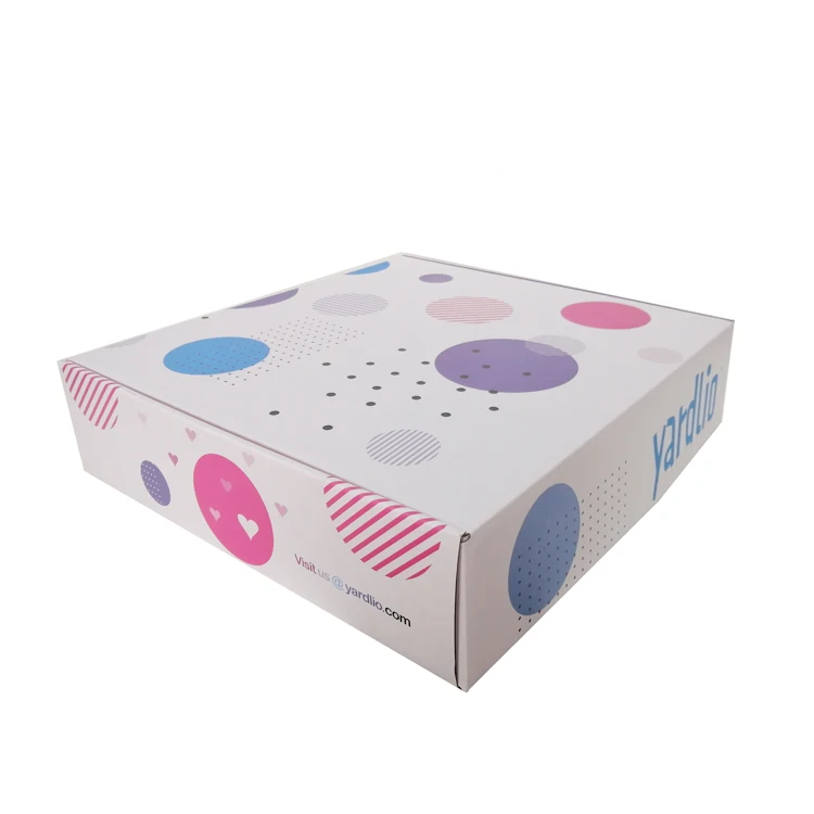 Recyclable custom shipping box Custom logo luxury paper hair wig packaging box Custom mail-order boxes