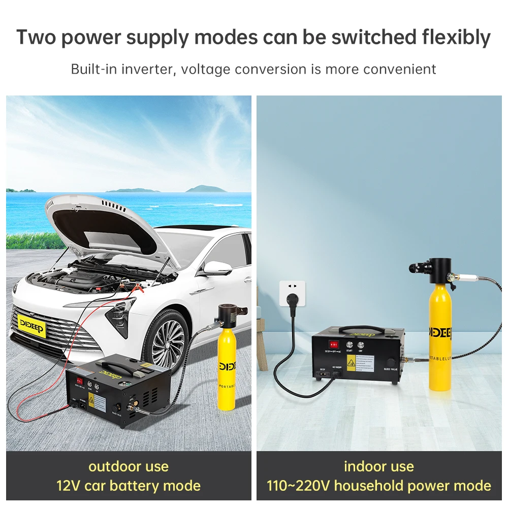 DIDEEP Customized Logo OEM Car Pump 12V Portable Air  Compressors Prices
