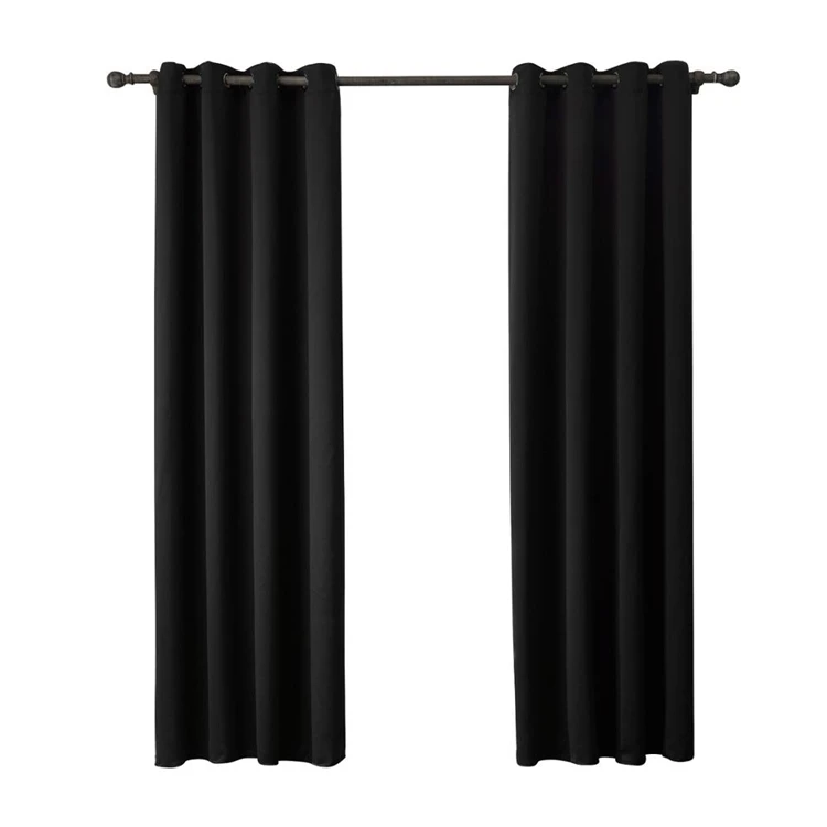 Hafei High Quality Double Layer 100% blackout  Ready Made Curtains For The Living Room