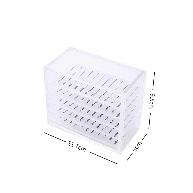 Мой Высококачественный акриловый ящик для ресниц акриловый косметический держатель для хранения салона красоты ресниц дисплей