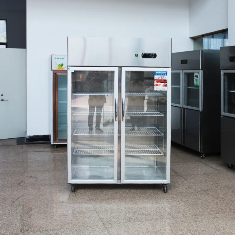 commercialverticalRefrigerator for supermarketDisplay refrigerGlass Refrigeration equipmentFrigerators Refrigerated preservation