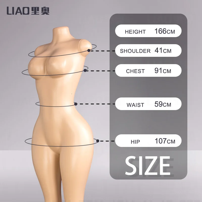 Factory new Plus-size big bust big ass women mannequin with head cheap plastic female mannequin Full body