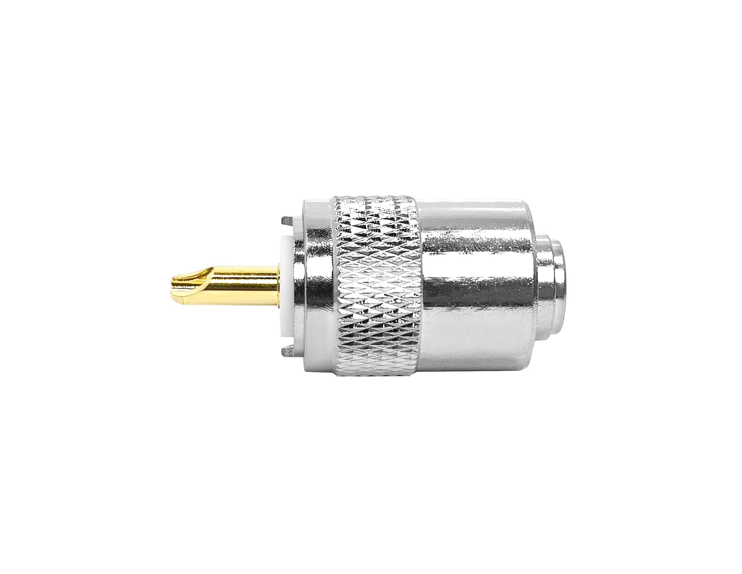 50ohm Cable coaxial adapter rf connector UHF PL259 male plug connector Solder for RG58/LMR195/LMR200/RG223/RG400/RG142 cable