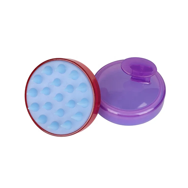 
Hair Scalp Massager Shampoo Brush Manual Head Scalp Massage Brush Soft Silicone Bristles Care for The Scalp 