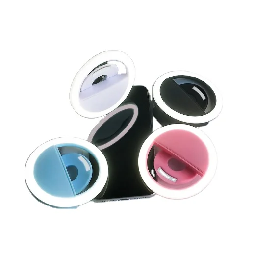 Promotional light Hot Selling 3 Mode Selfie Led Camera Round Ring Flash Fill Light Phone Led Selfie Ring Light
