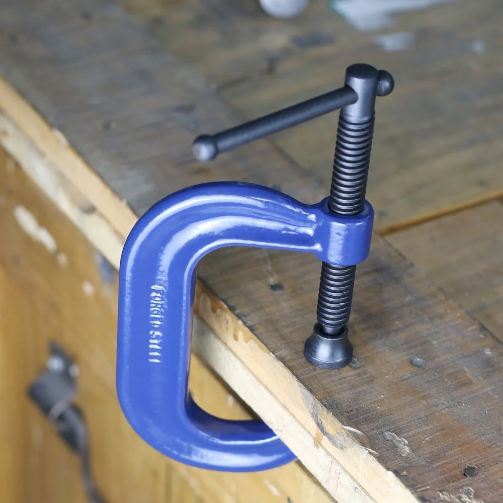 Сверхмощный кованый G-образный зажим Европейского типа для деревообработки