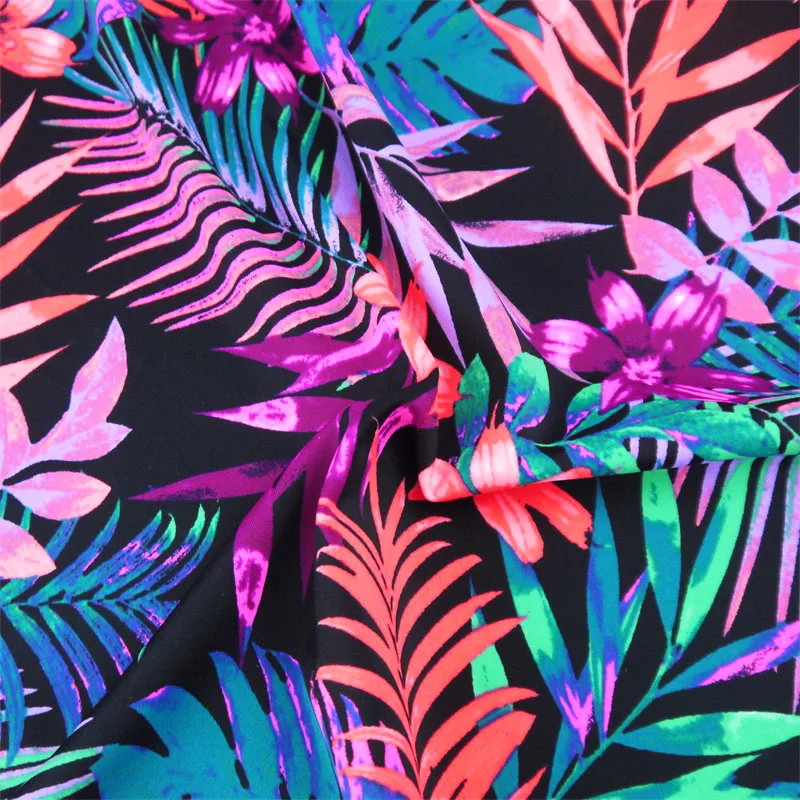 New product printing woman swimwear fabric for sexy bra