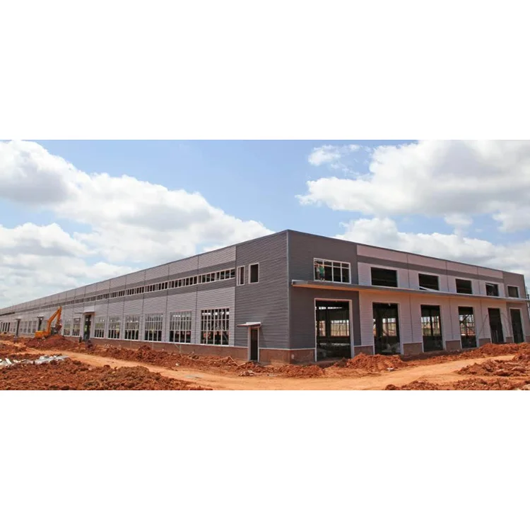 Freely designed 2 storey steel structure house designs and floor plans from china manufacture