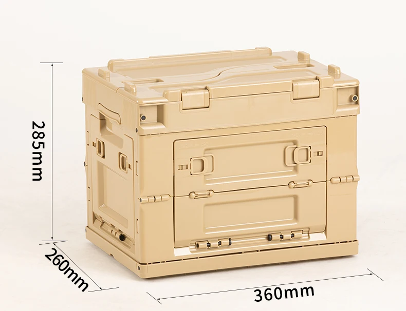 20L storage box plastic tote small camping box
