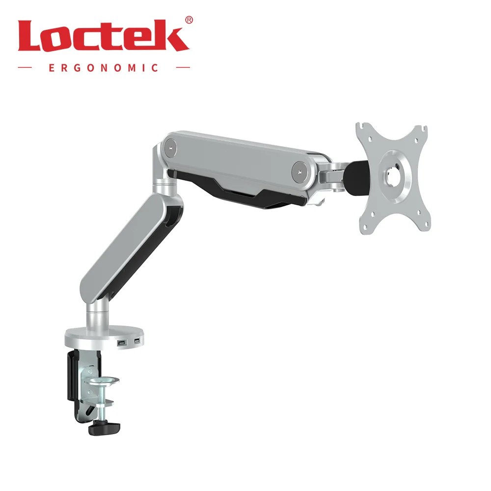 Эргономичный монитор с пружиной 17-30 дюймов, алюминиевый монитор с газовой пружиной, Arm Loctek DLB530