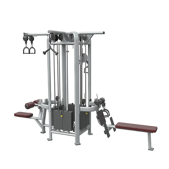 High quality Manufacturer Sale Commercial Fitness gym+equipment multi-jungle multi function station 4 station fitness machine