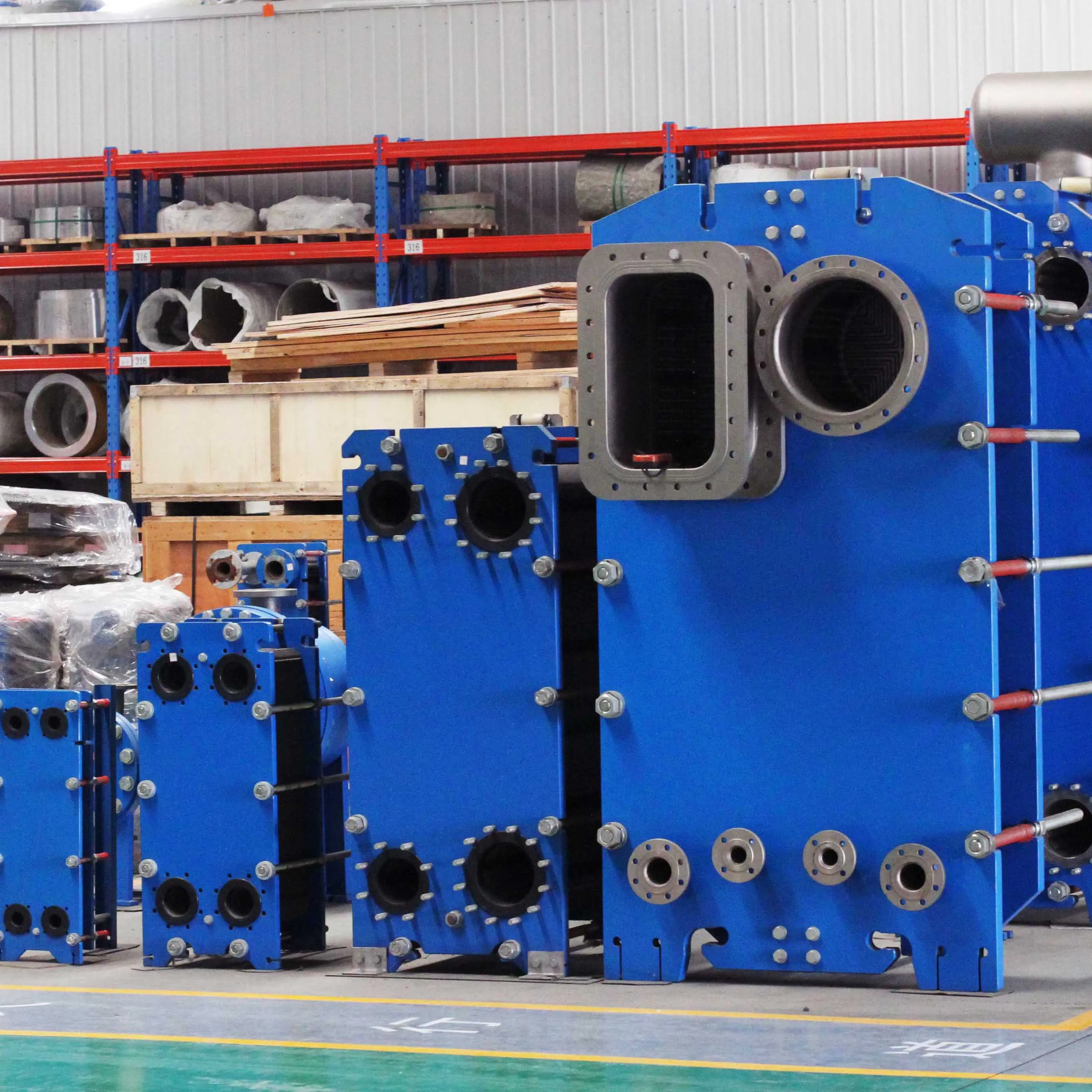 Испаритель и конденсаторный теплообменник JFEC500 350 для водяного и жидкого охлаждения парового масла