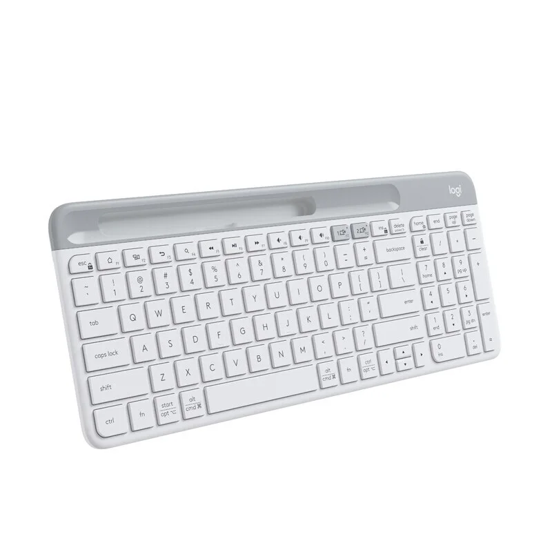 Тонкая беспроводная клавиатура Logitech K580 с несколькими устройствами, USB-приемник, легкое переключение, аккумулятор 24 месяца, настольный планшет, смартфон, ноутбук