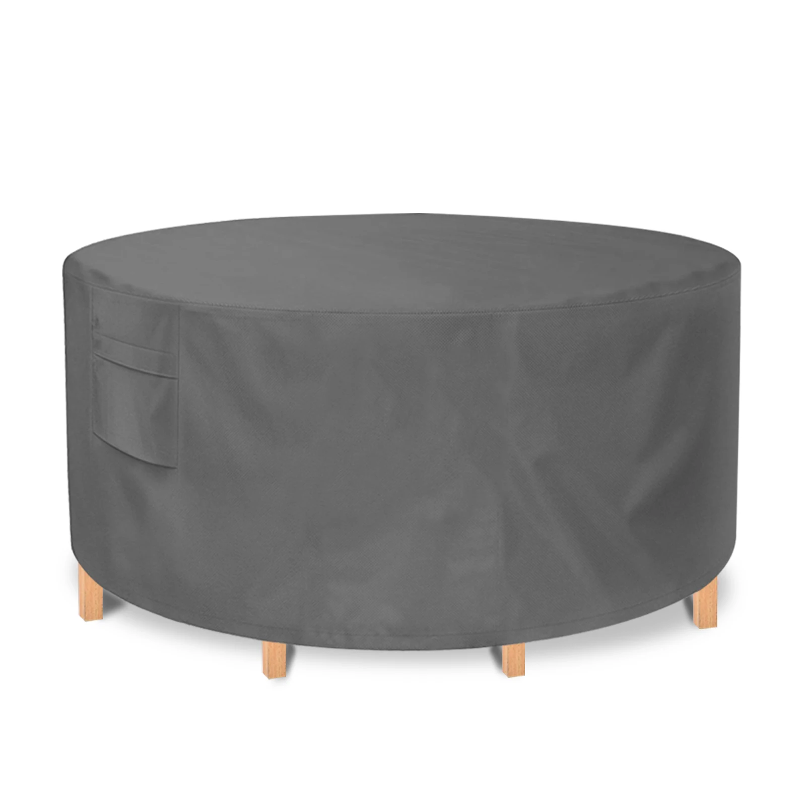 Wholesale hot-selling 6/8 seat Waterproof cheap PE Garden furniture spandex table round cover