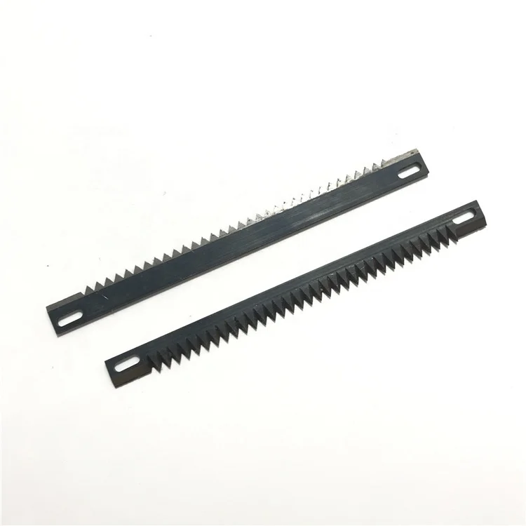 185*15*1.8 Factory Price Customized High Performance Serrated Paper Cutting Blade