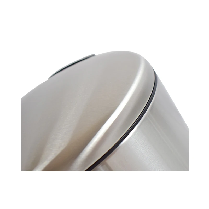 4 Classified Trash Can Canteen Stainless Steel dual trash Bins  Step Fingerprint Resistant garbage can for School