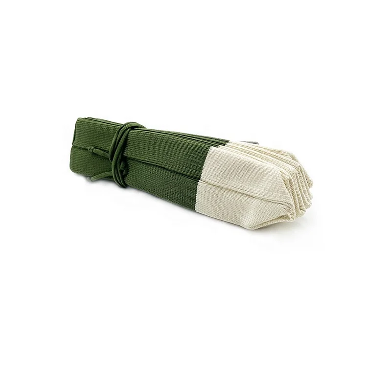 Japanese Designer Pleated Drawstring Canvas Folding Shopping Splice Woolen Knitted Color Block Wrist Handbag