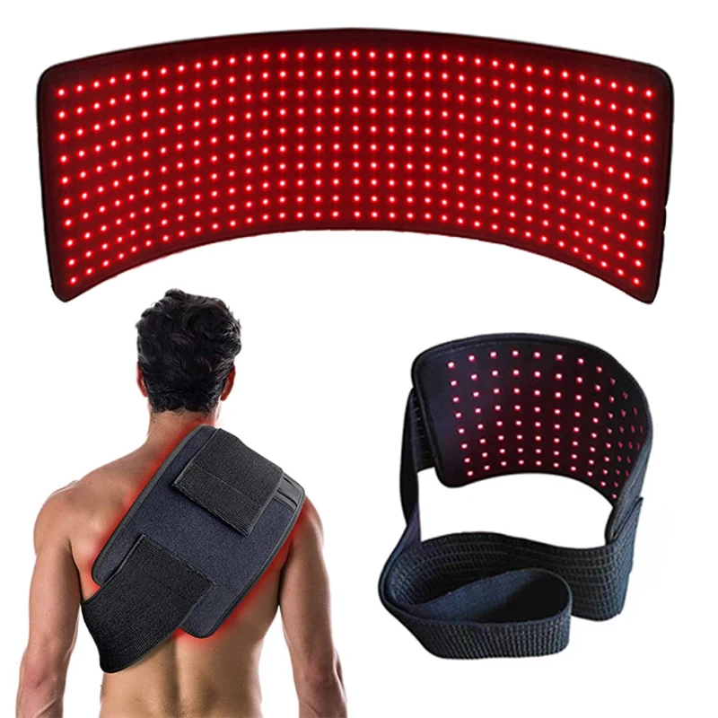 Sami Pain Relief 635nm 660nm 850nm Fat Loss Wearable Infrared Pads Led Red Light Therapy Wrap Belt for Dog Back Shoulder Muscle