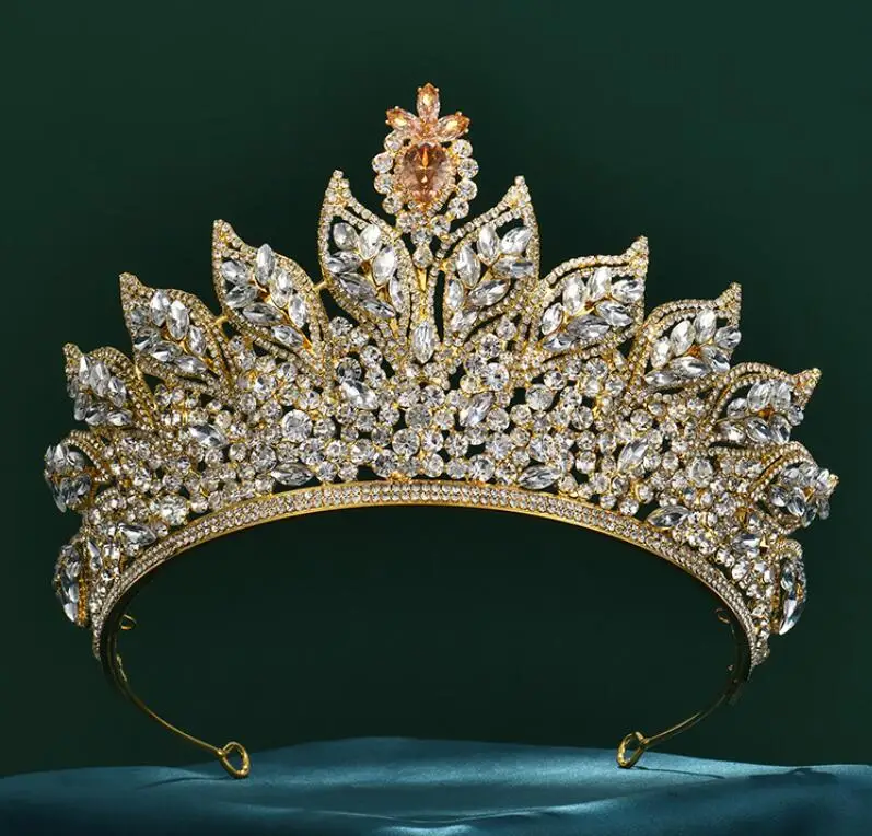 Cross-border Europe The United States High-end Luxury Zircon Design Wholesale Girls Tiaras And Crowns Cheap Tiara
