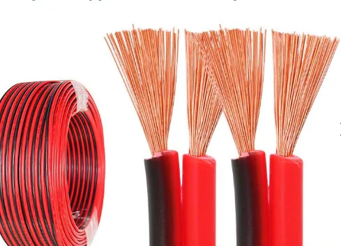 Manufacturers hot selling RVB copper conductor pvc flexible flat electric wire power cable