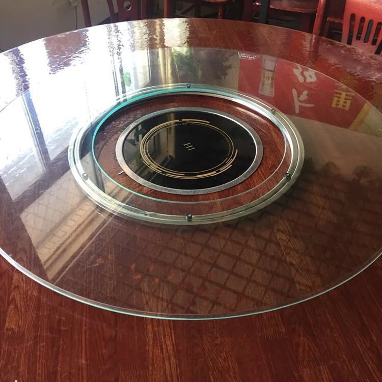 Revolving Serving Trays Glass Turntable 12 Inch 300mm Aluminum Alloy Round Smooth Rotation Bearing Lazy Susan