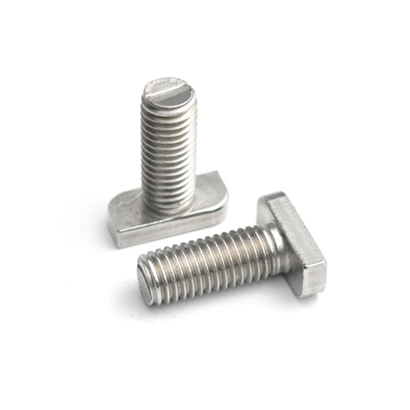 Wholesale Stainless Steel T-bolt Hammer T Head Bolt T slot bolt for aluminum rail bracket fixture