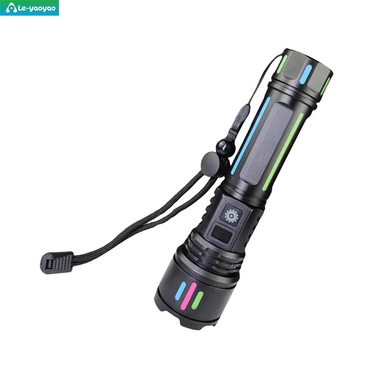 high lumen Rechargeable Battery Portable Long Beam Distance Tactical Trekking Powerful White Laser LED Torch