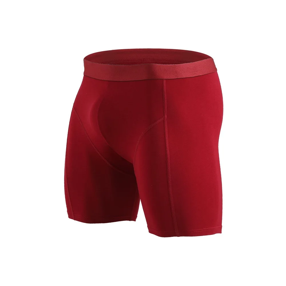 Wholesale Customization 95% Cotton 5% Spandex Blank Boxer Brief Comfortable Men Underwear Boxer Briefs