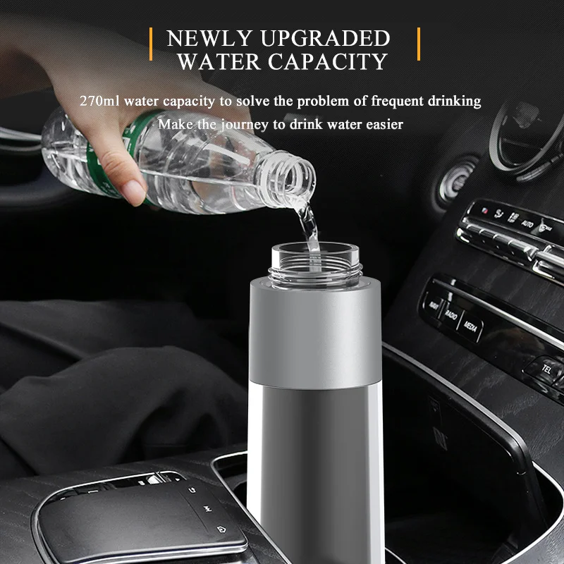 Factory Price Hydrogen Water Bottle Glass 270ml New Design Cawolo Portable h2 Rich Water Bottle Hydrogen Water Machine Generator