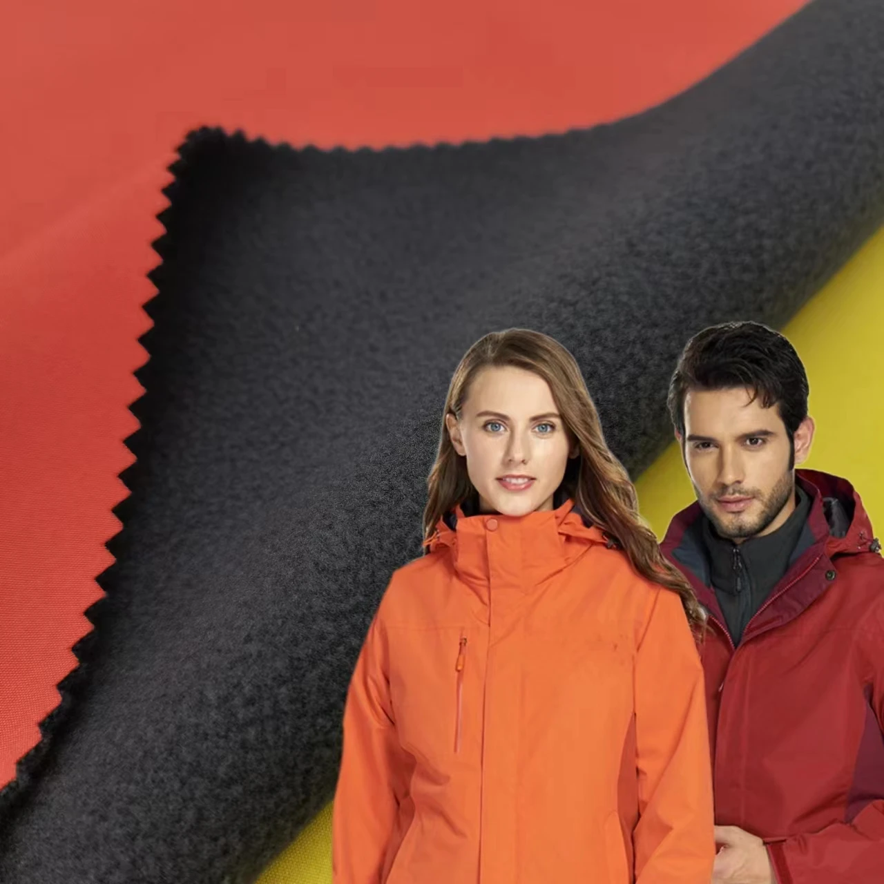 Outdoor Fabric Supplier Waterproof Breathable 3 Layer Tpu Laminated Softshell Fabric For Outdoor Jacket