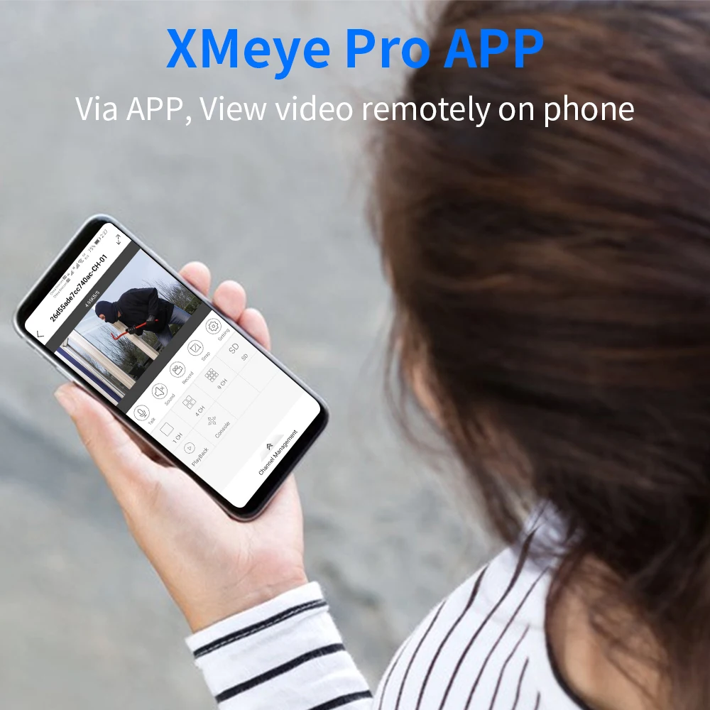 4MP  H.265+ 8CH IP66 Waterproof Outdoor Night Vision Home POE NVR Home security camera Set Surveillance System