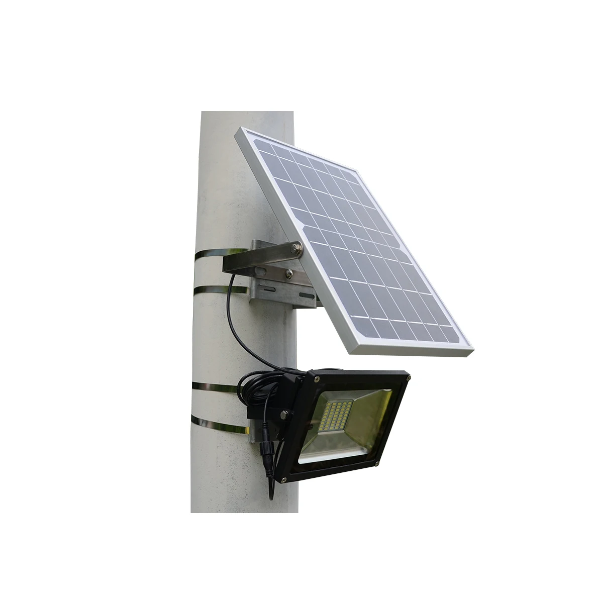 Universal Light Pole Mounting Bracket Steel Belt Support for Solar Energy-Saving Lamp Clamp for Pole Overhead Line Accessories