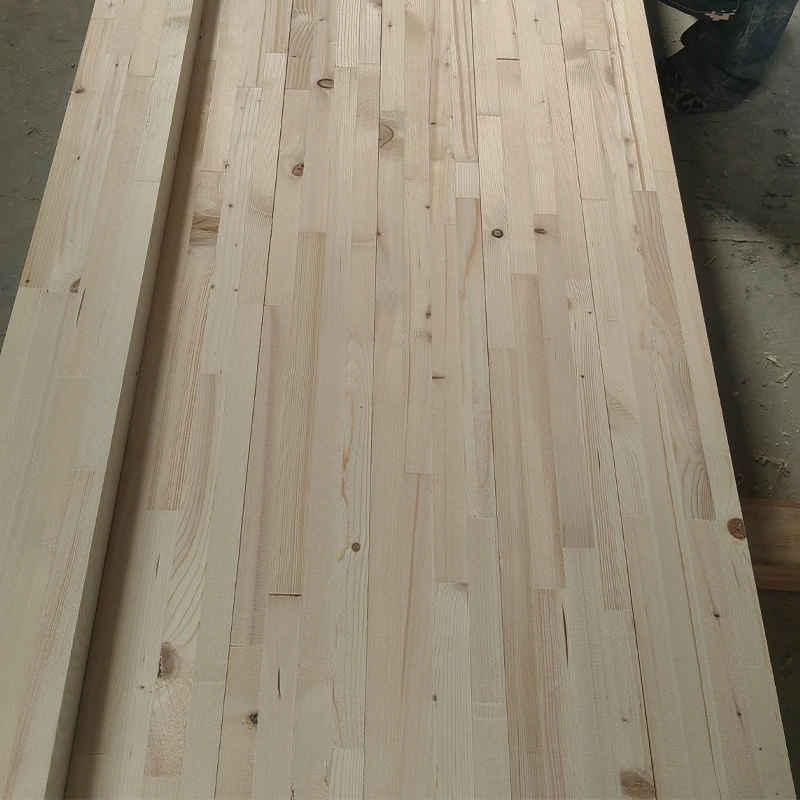 Wholesale Spruce Framing Timber Solid Wood Boards Finger joint plate For Construction