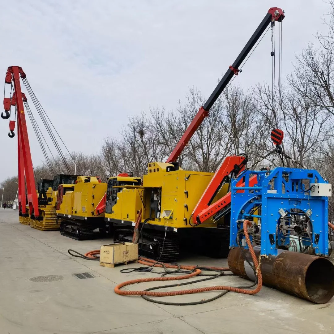 Full Hydraulic Paywelder with Knuckle Boom for Long Distance Pipeline Construction