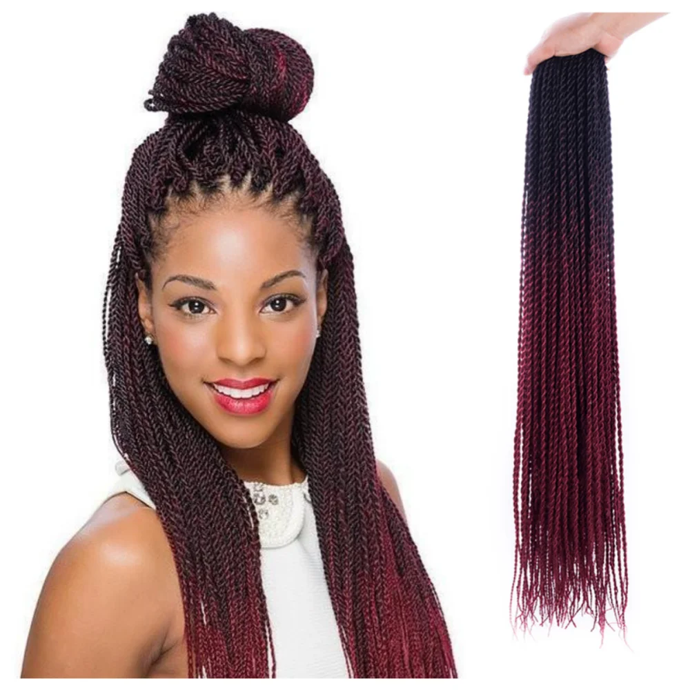 ANSWER 24 Inch Wholesale Twist Braids Crochet Twisted Braiding Hair for African Women Girls