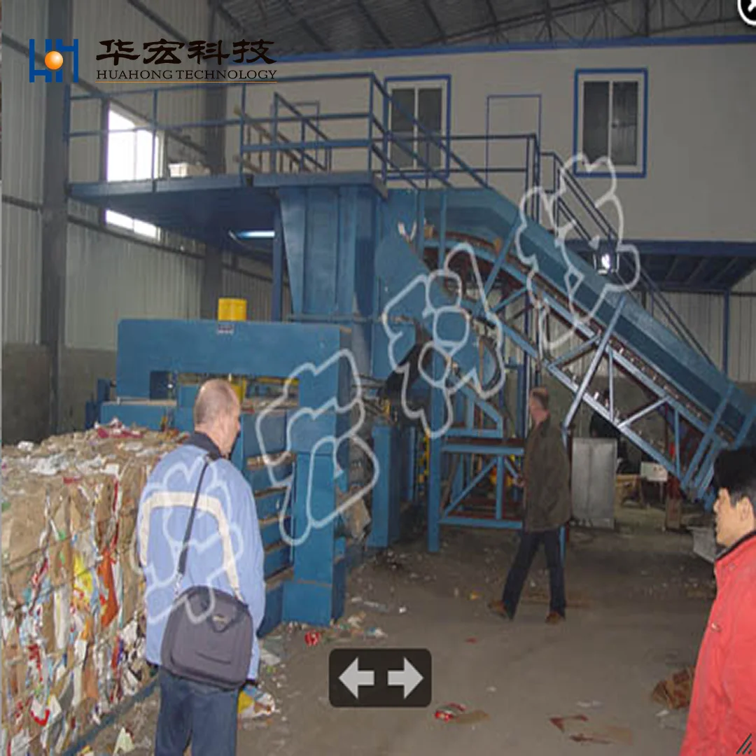 HPA-160 Automatic Horizontal Non-metallic Baler Sturdy structure